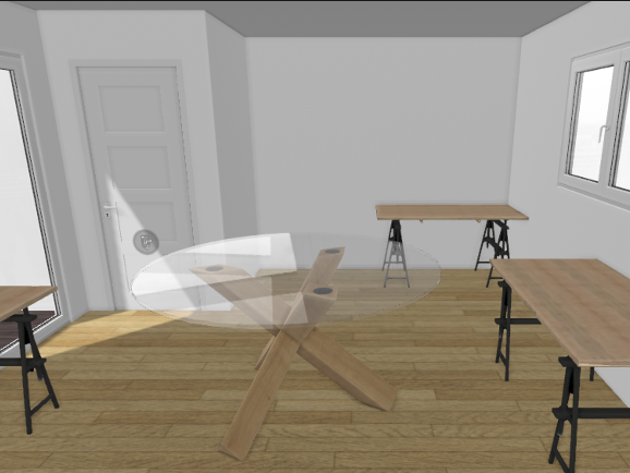 Bureau Sud-Est Chorges 25 m² – balcon sud